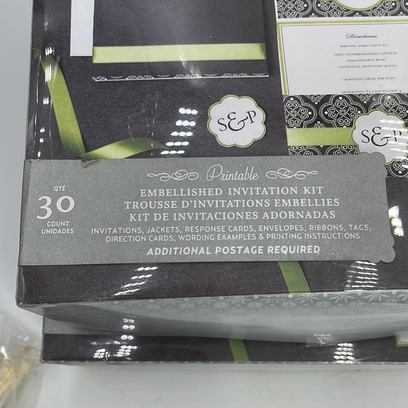 2 Boxes Brides Embellished Invitation Kit - Picture 4 of 4